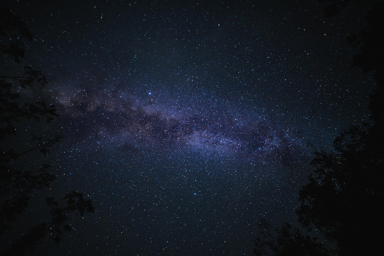 voie lactée dans le ciel nocturne